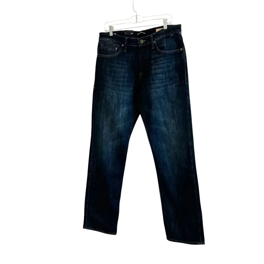 Mavi Men's Matt Relaxed Straight Leg Jeans in Dark Stanford Size 32/32 NWT
